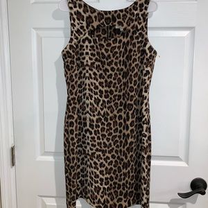 Cheetah print dress